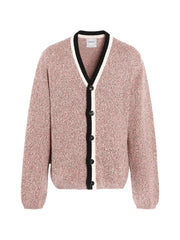 V-neck buttoned cashmere cardigan
