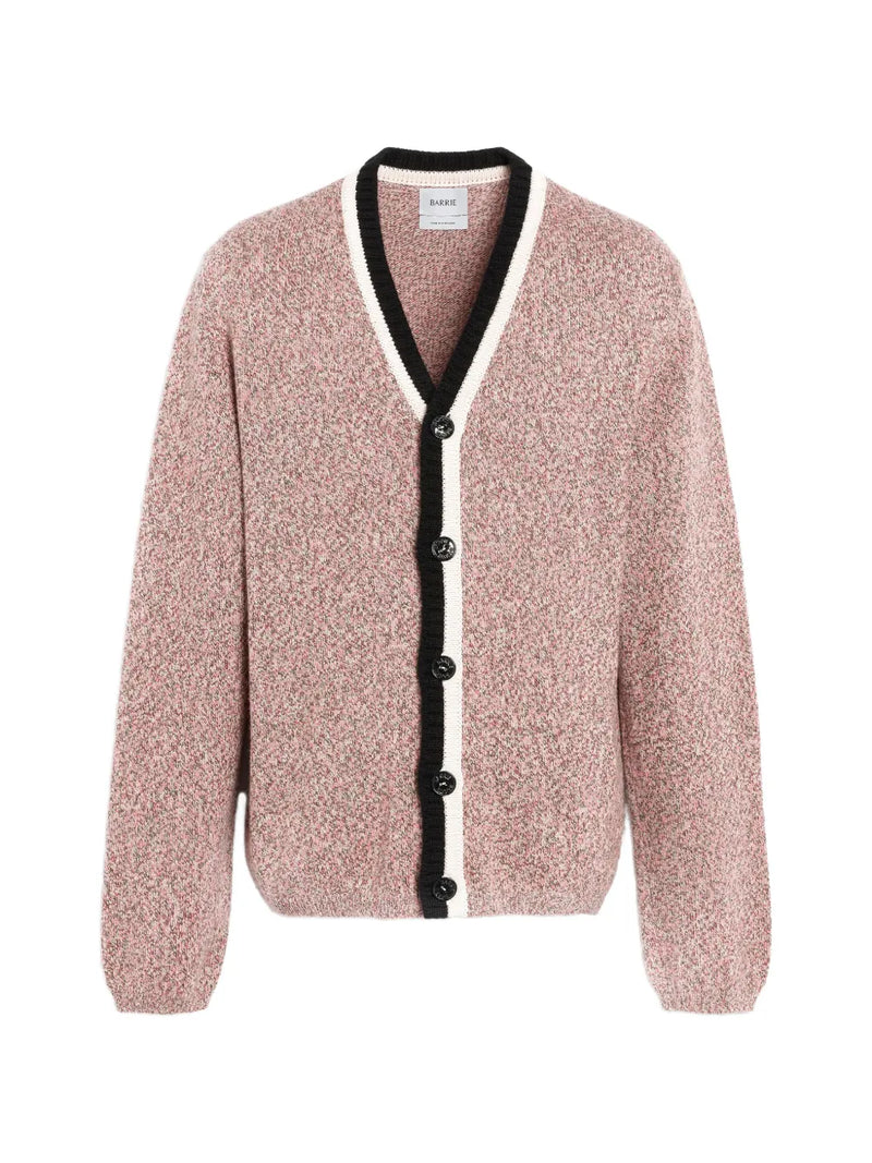 V-neck buttoned cashmere cardigan