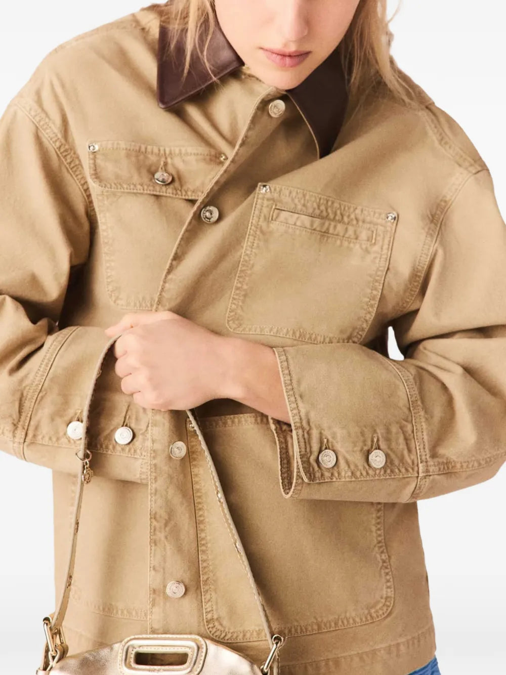 patch-pocket denim jacket