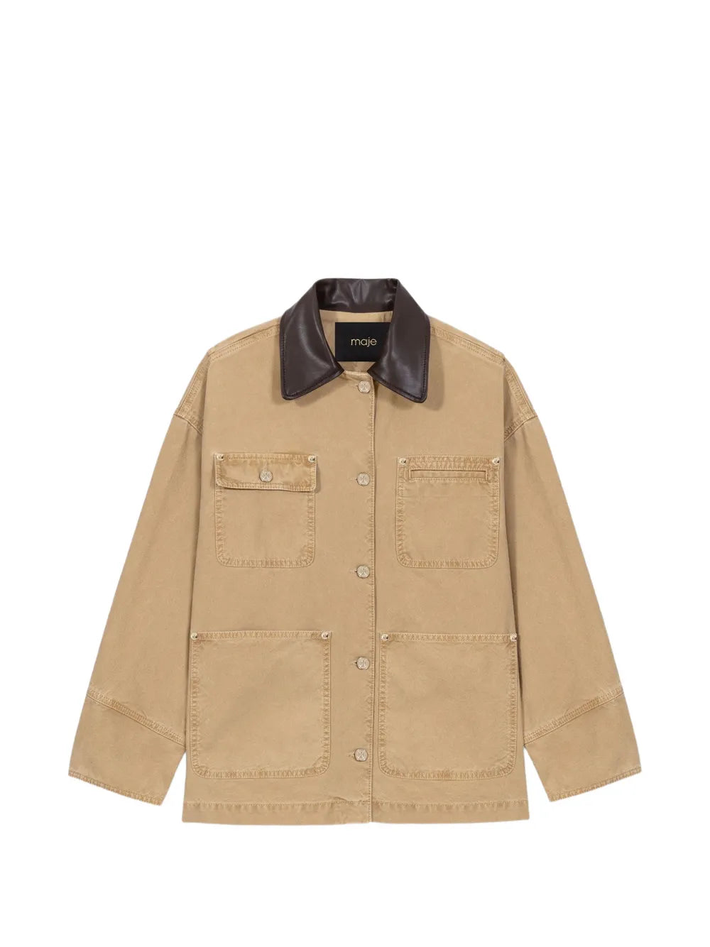 patch-pocket denim jacket