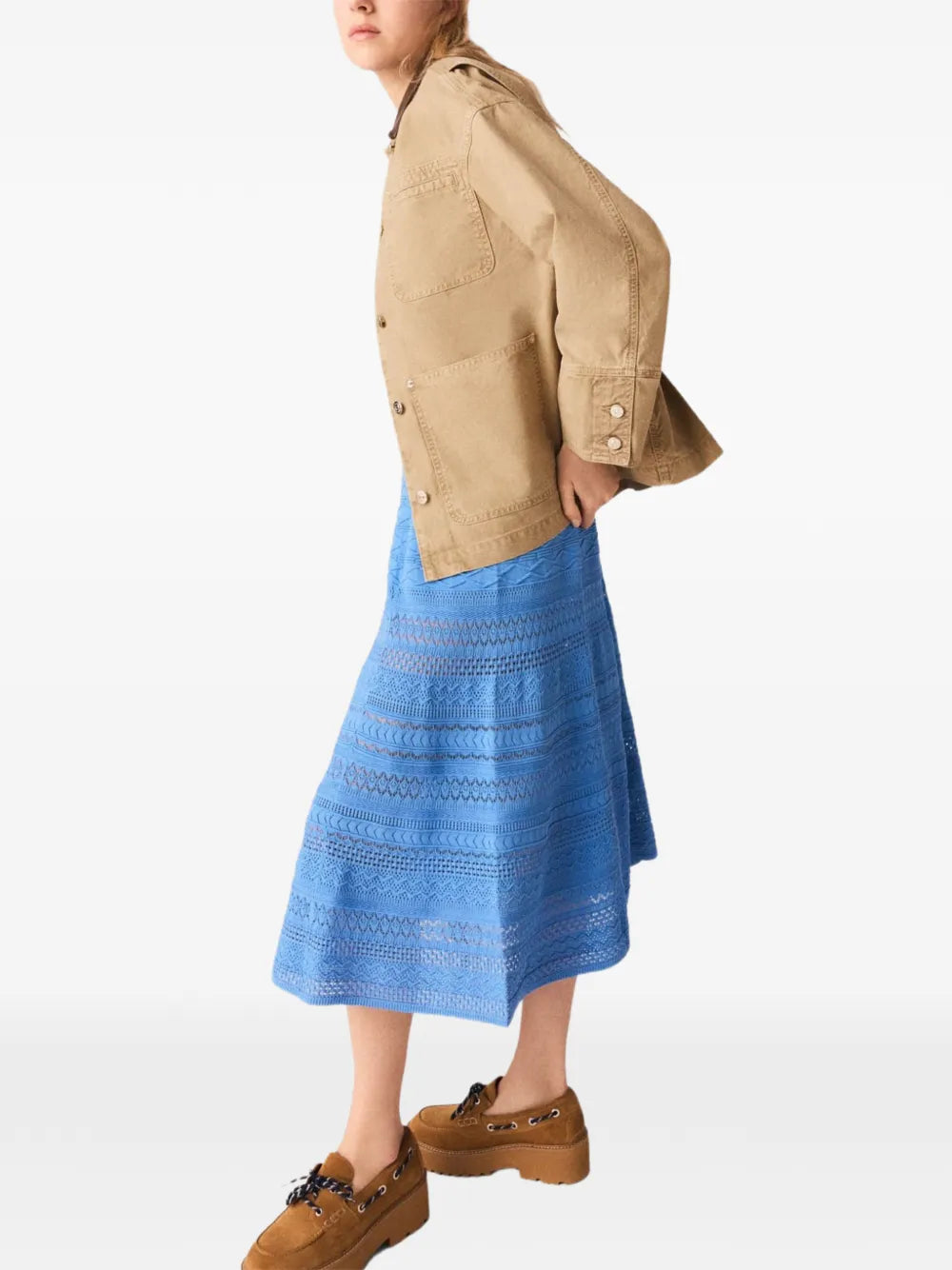patch-pocket denim jacket