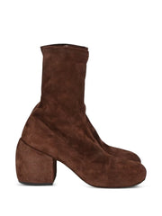 square-toe ankle boots