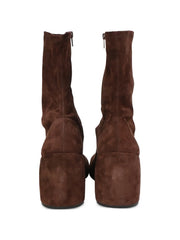 square-toe ankle boots