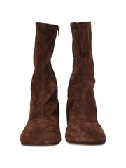 square-toe ankle boots
