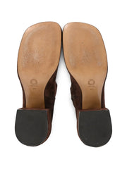 square-toe ankle boots