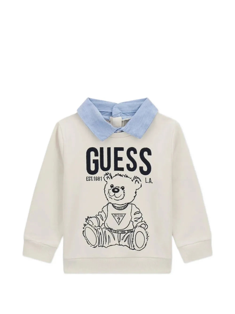 bear-print trousers set