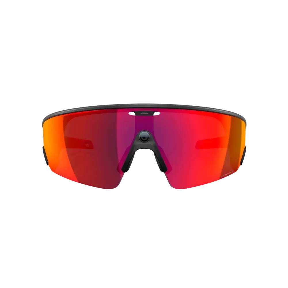 Meta x Oakley Sunglass Vanguard Prizm Road Lenses with Black Frame