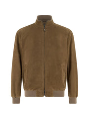 suede bomber jacket