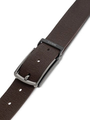 reversible leather belt