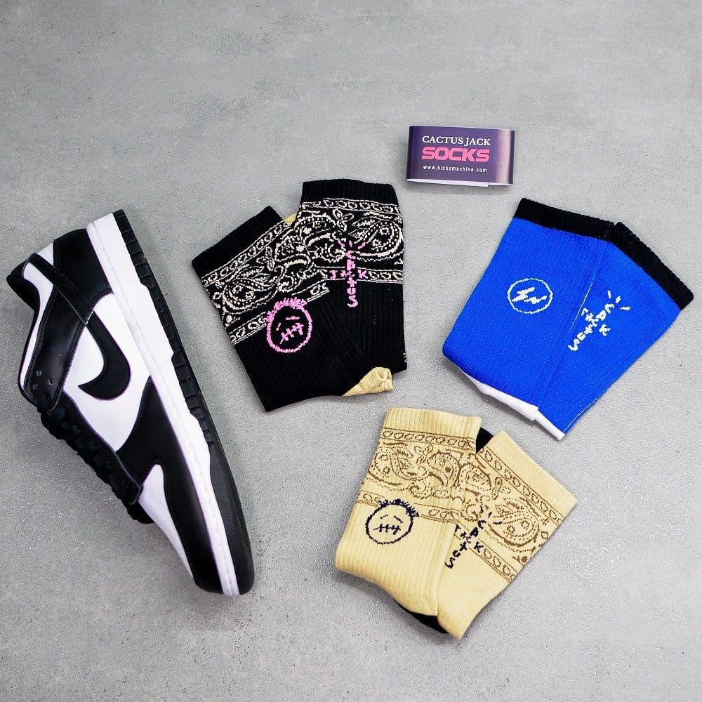 Travis Scott Socks Travis Socks Combo Pack of 3 Kicks Machine