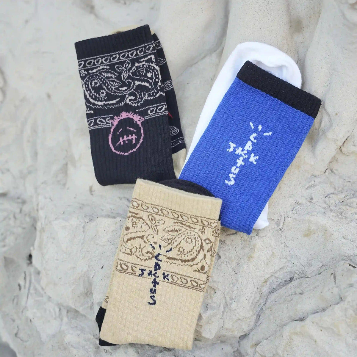 Travis Scott Socks Travis Socks Combo Pack of 3 Kicks Machine