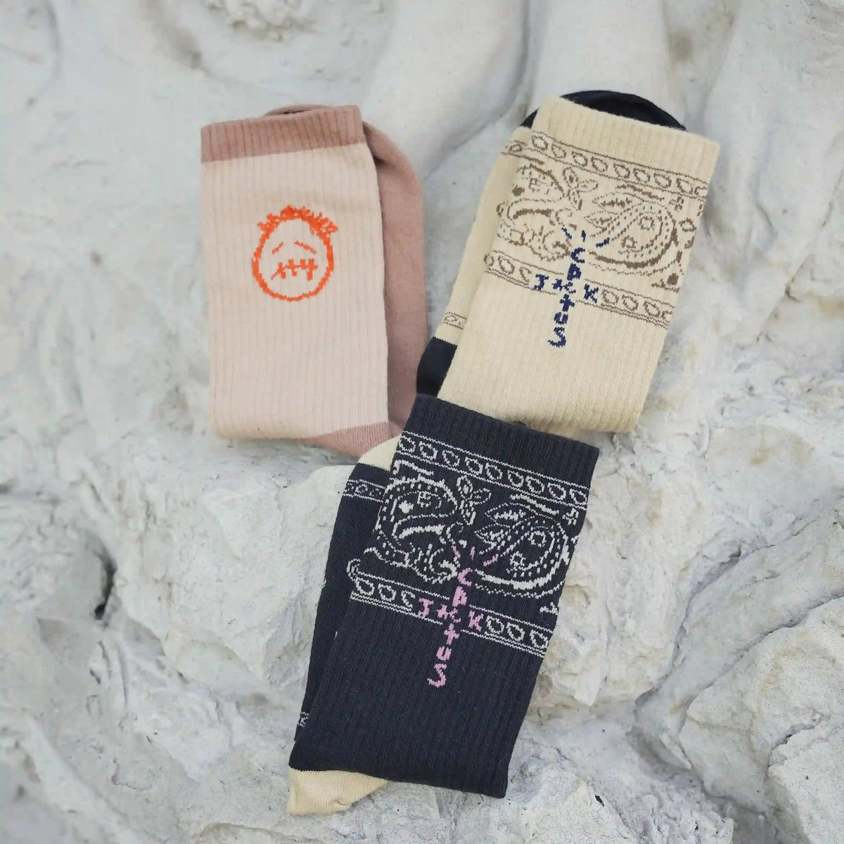 Travis Scott Socks Travis Socks Combo Pack of 3 Kicks Machine