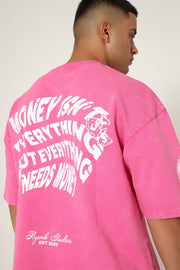 CASH CREED T-Shirt ( HOT PINK )