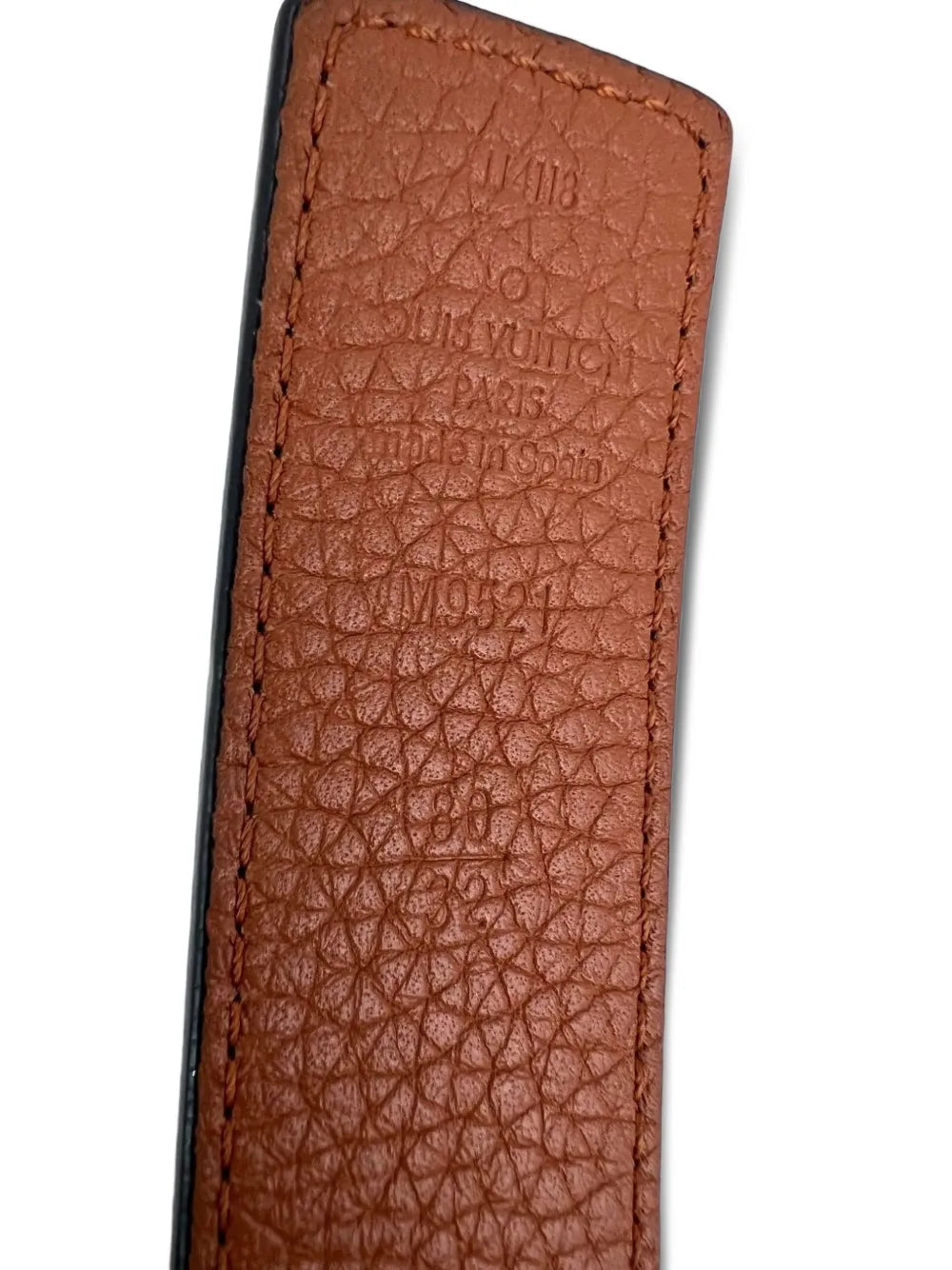 reversible leather belt