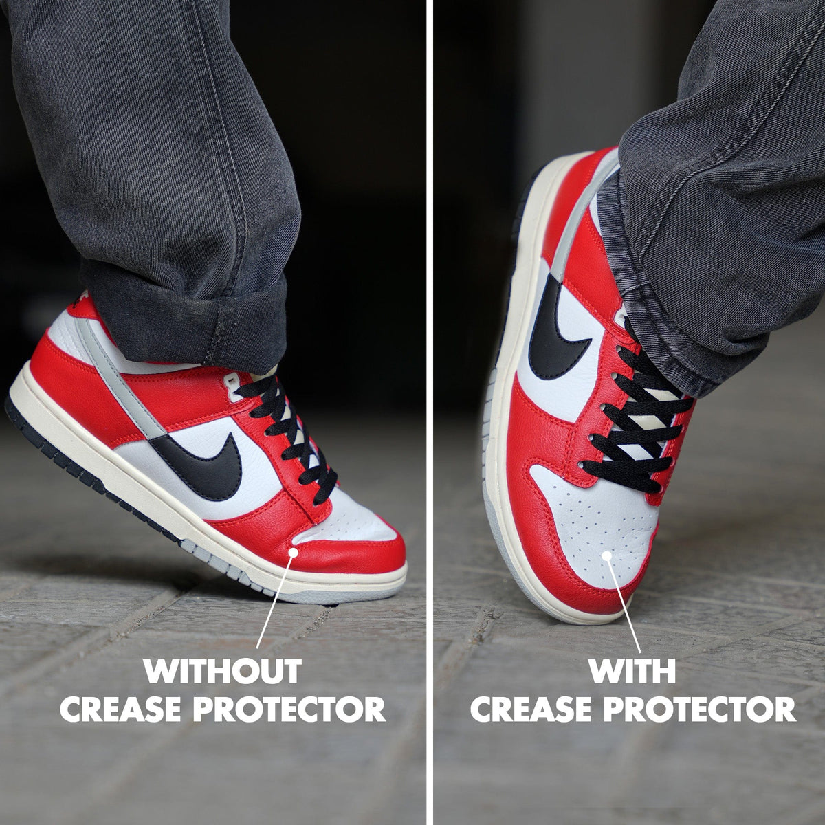 Crease Protector Sleek Sneaker Shield - Crease Free Sneakers Kicks Machine