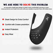 Crease Protector Sleek Sneaker Shield - Crease Free Sneakers Kicks Machine