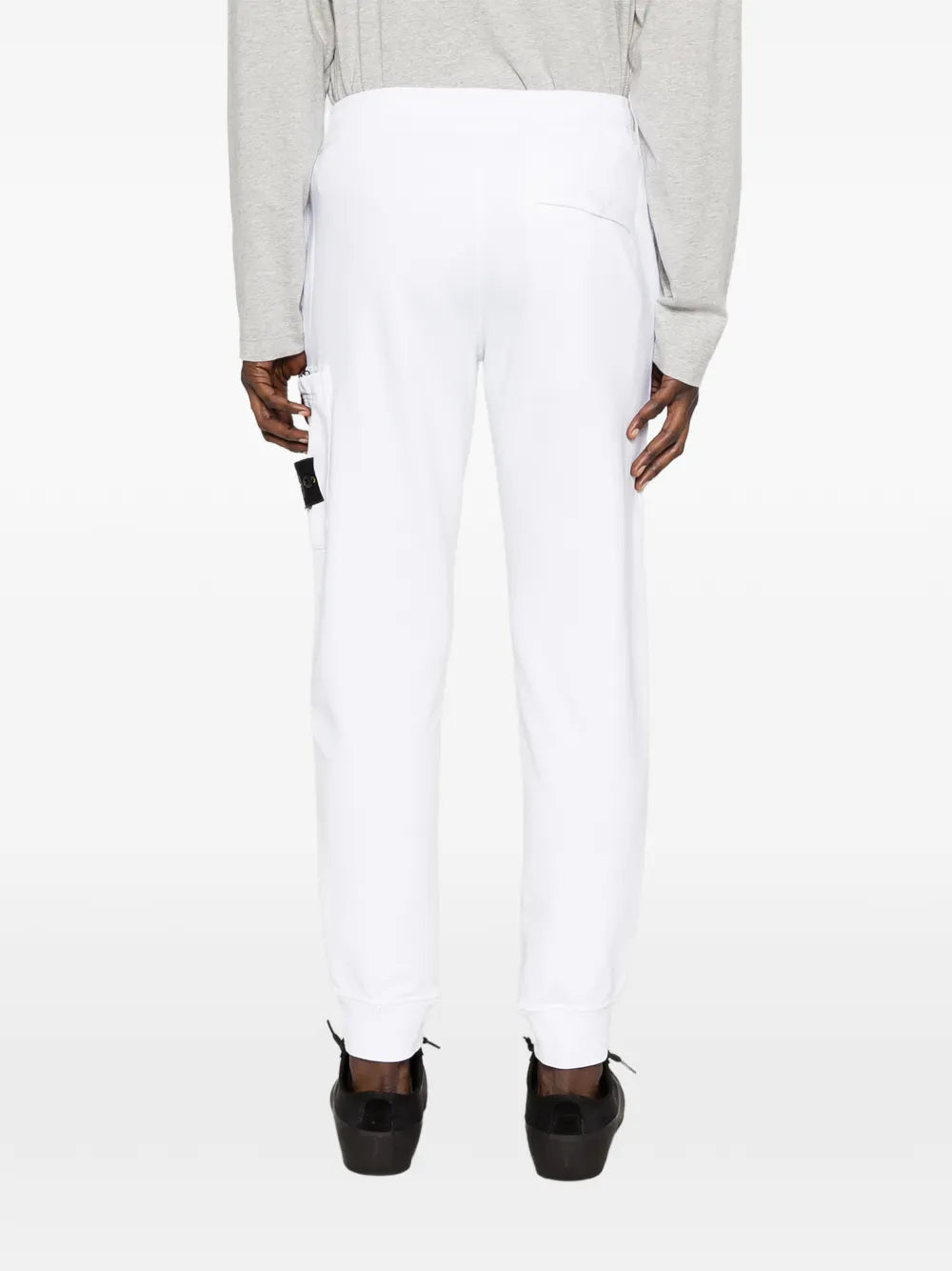 patch-pocket track pants