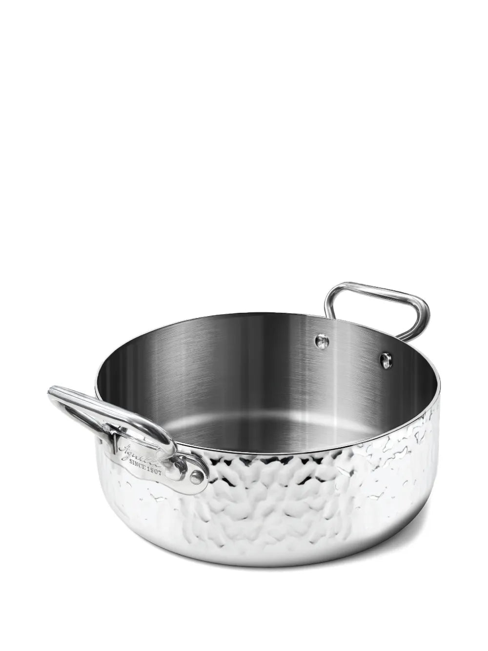 hammered inox pan