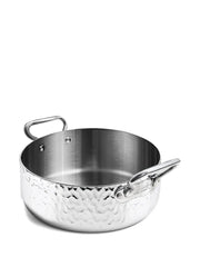 hammered inox pan