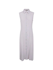 buttoned midi dress