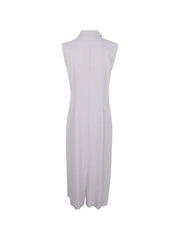 buttoned midi dress