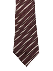 striped silk tie