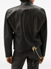 leather blouson