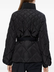 diamond-quilted jacket