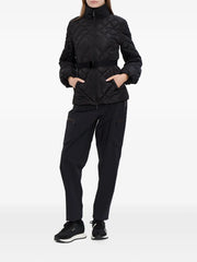diamond-quilted jacket