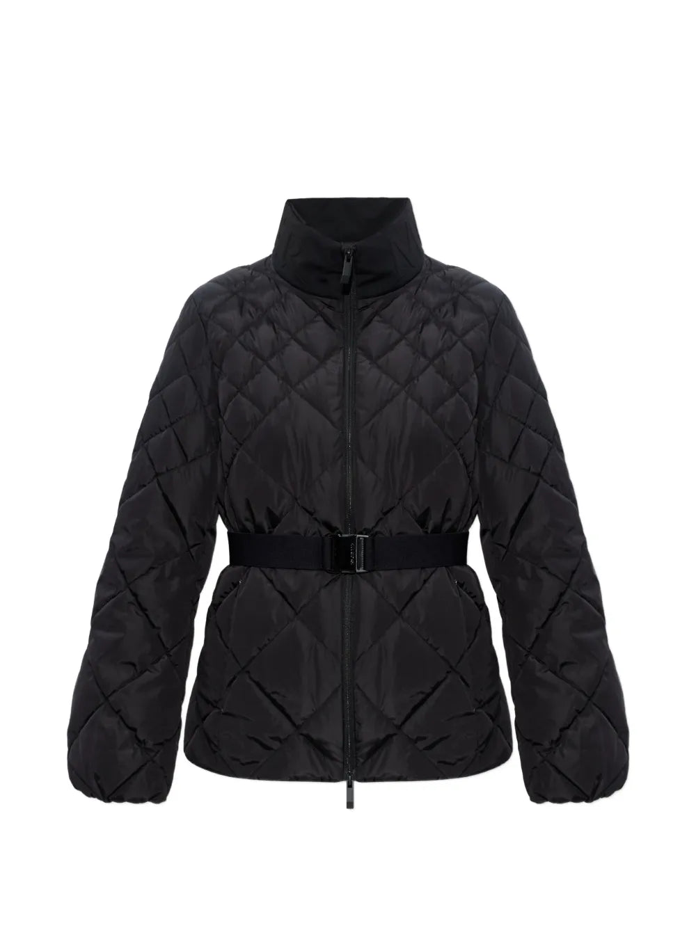 diamond-quilted jacket