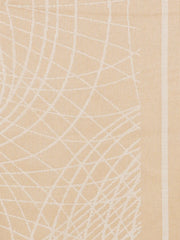 geometric-print scarf