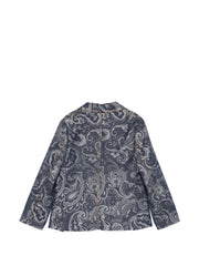 paisley-print blazer