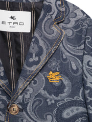 paisley-print blazer