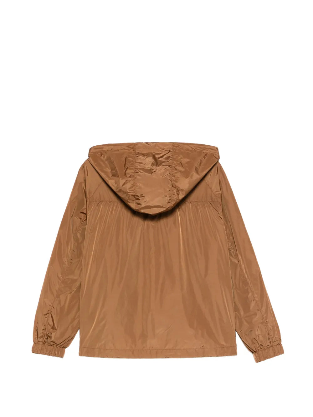 zip-up hooded jacket