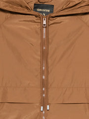 zip-up hooded jacket
