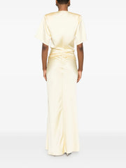 Iris draped maxi dress