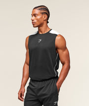 Gymshark Arrival Block Tank Black
