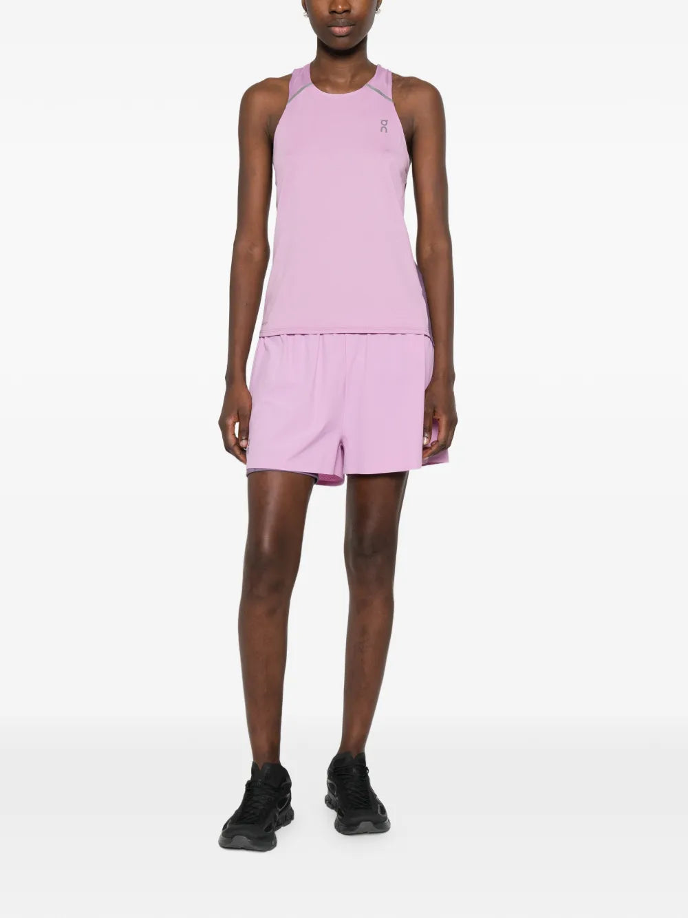 two-tone performance shorts