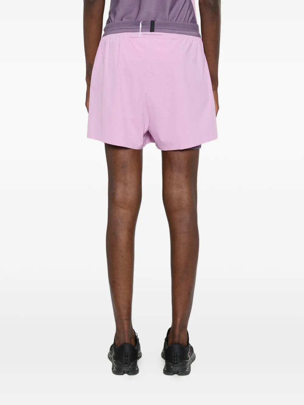 two-tone performance shorts