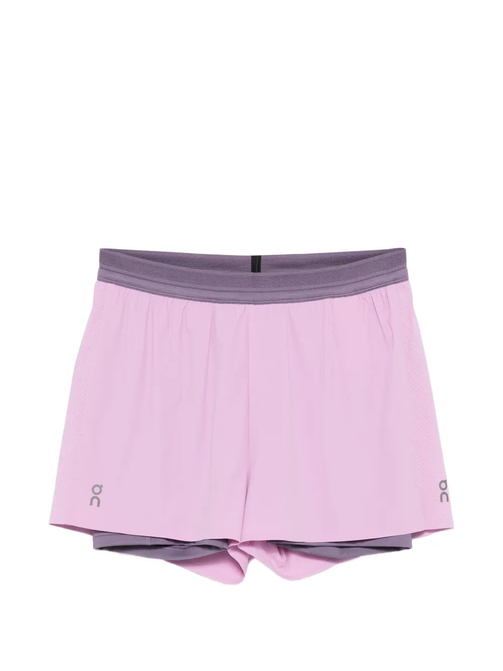 two-tone performance shorts