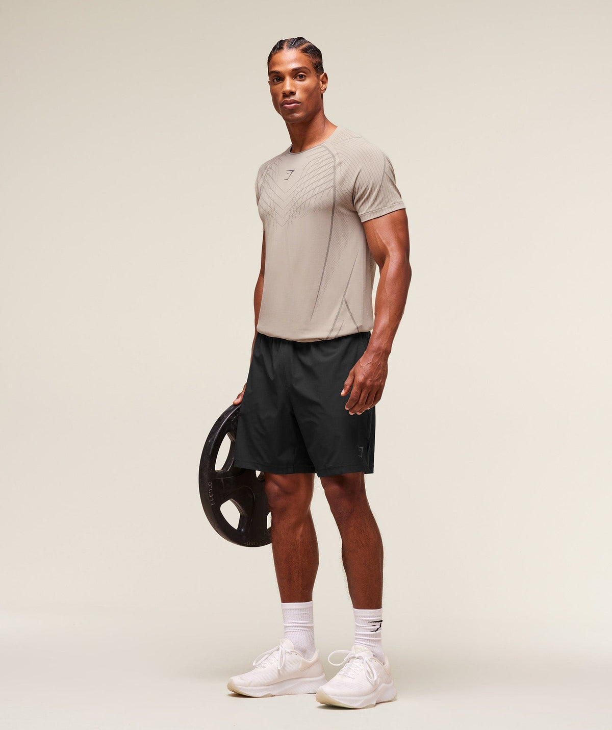Gymshark Apex Seamless T-Shirt Mushroom Grey
