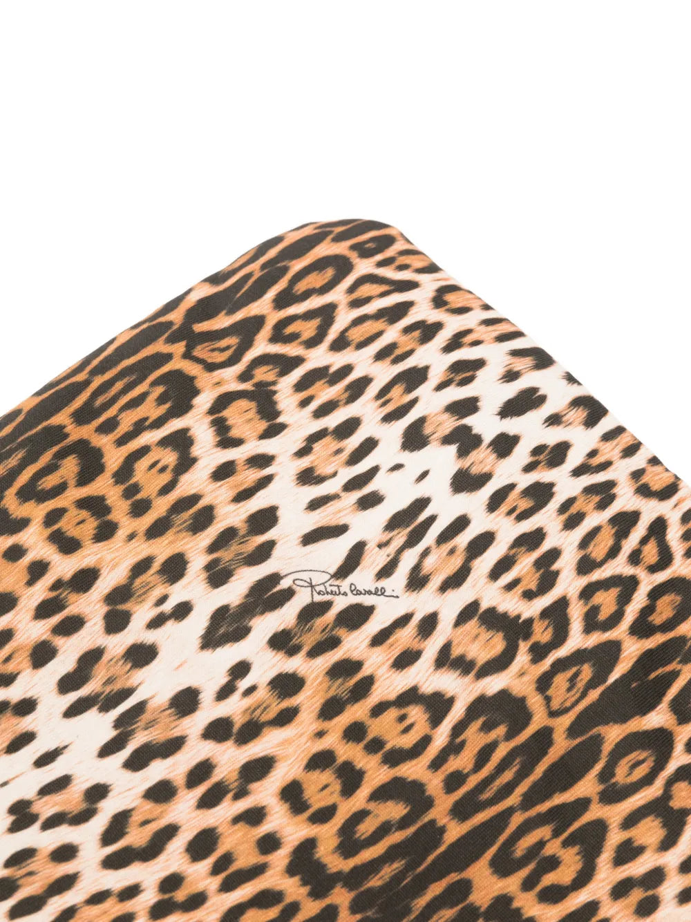 leopard-print baby blanket