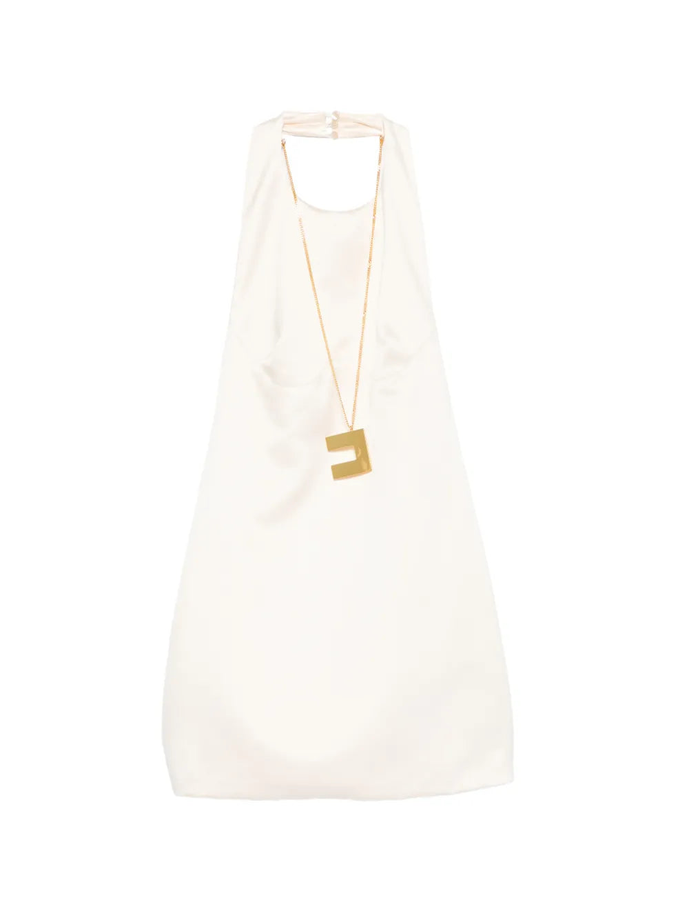 halterneck mini dress