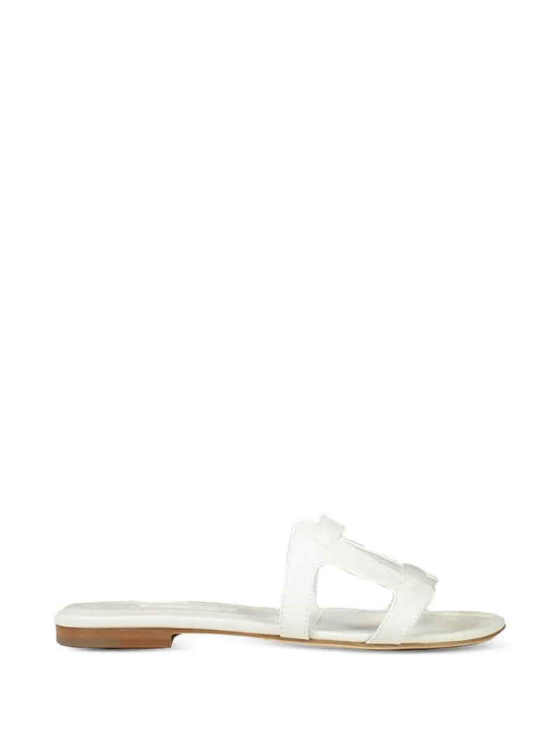 cut-out flat sandals