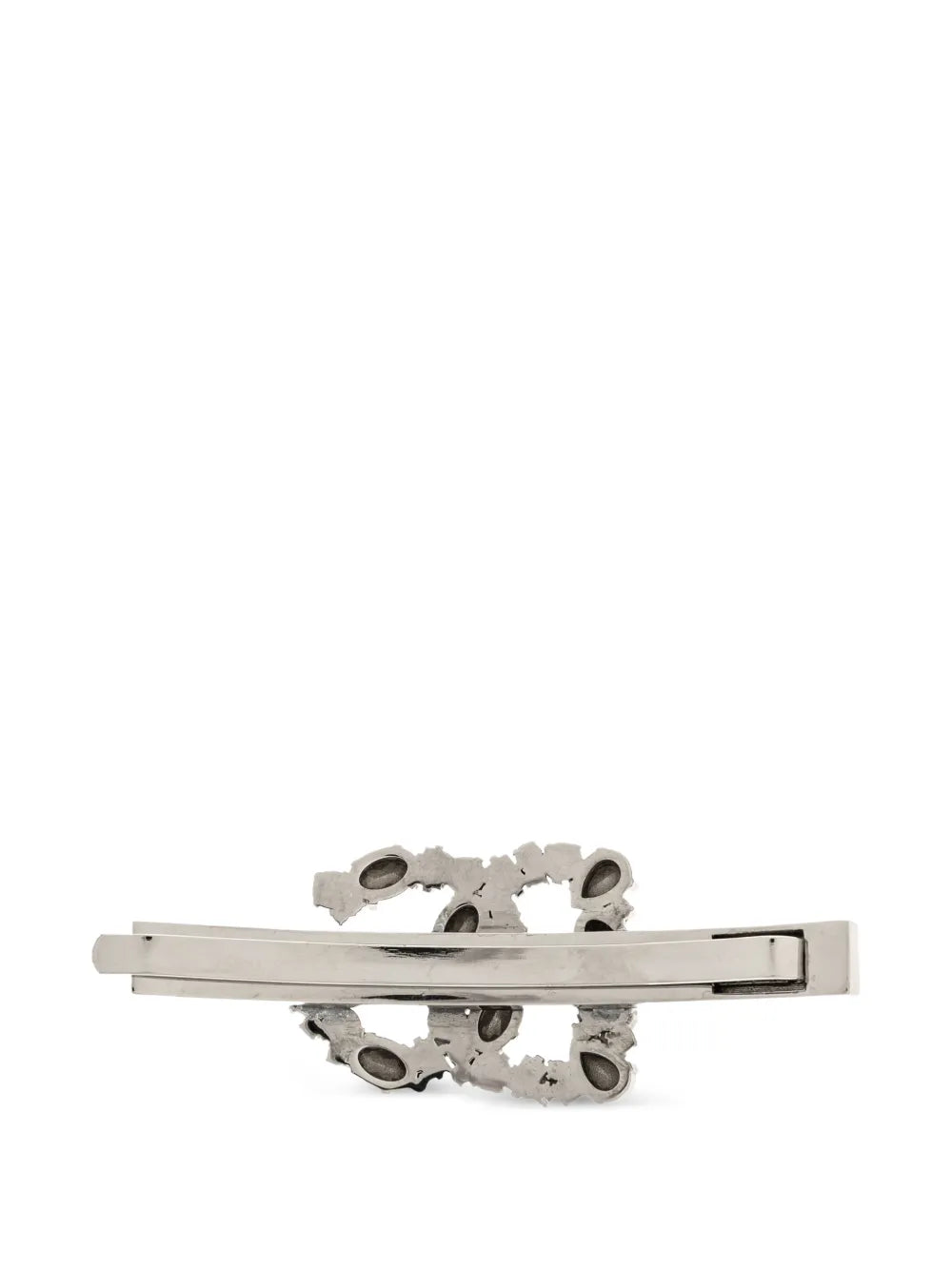 logo-embellished hair clip
