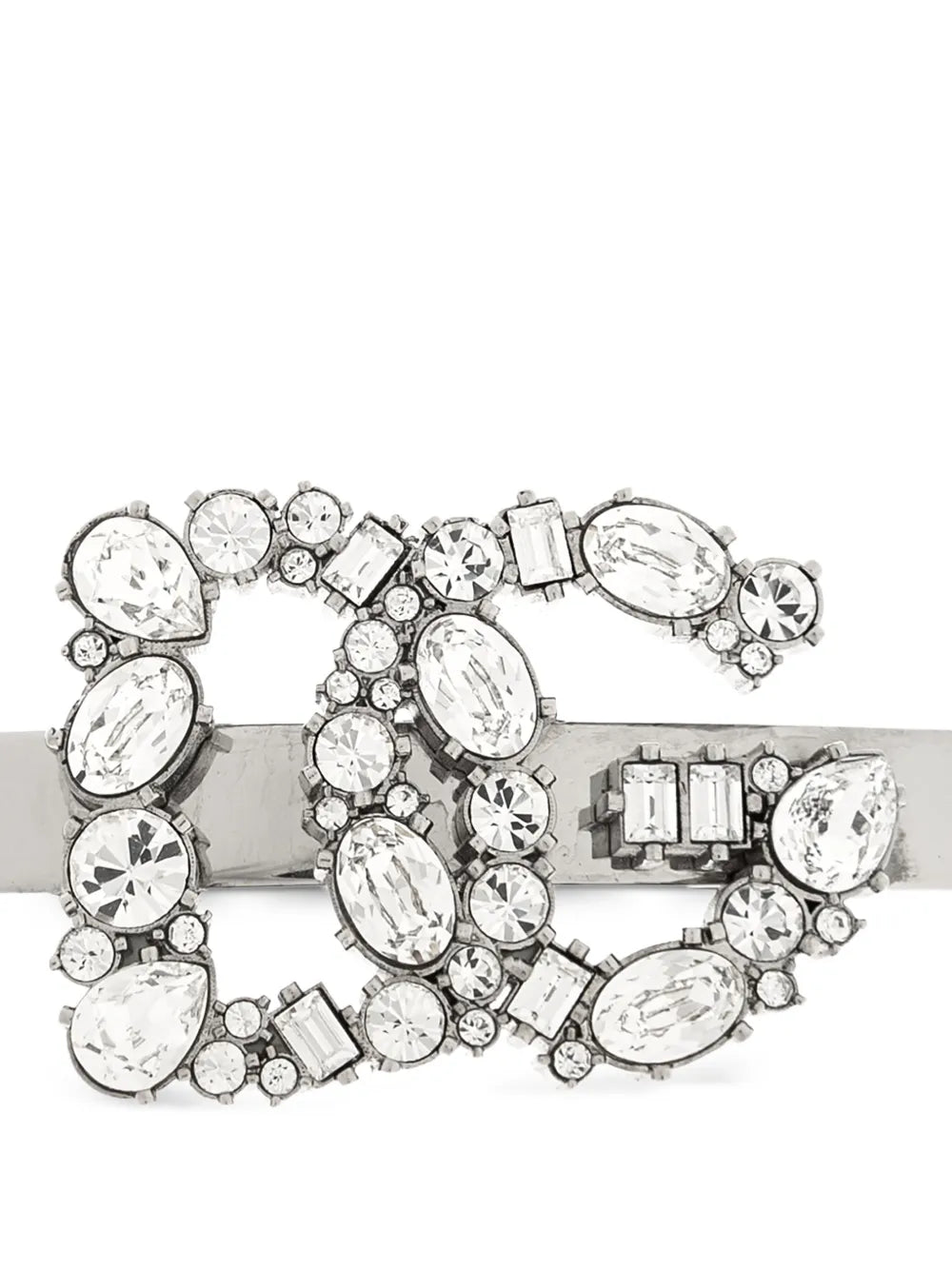 logo-embellished hair clip