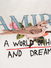 bird-print T-Shirt