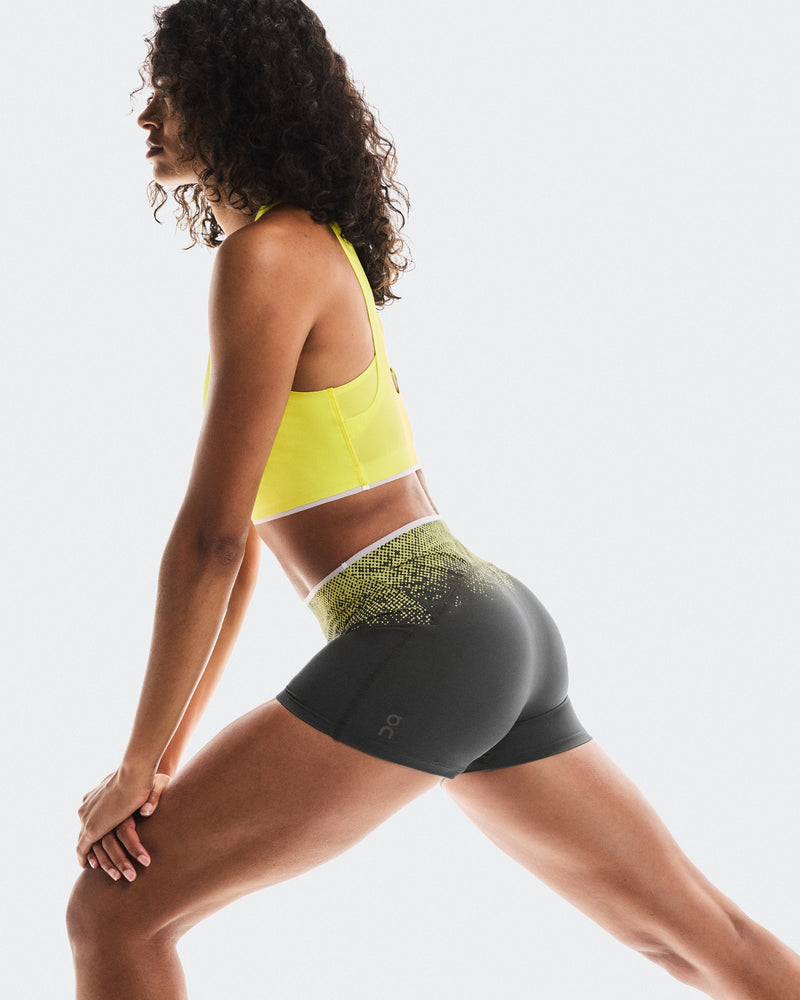 On Race Tights Shorts Lime (Women'S) (Women's)