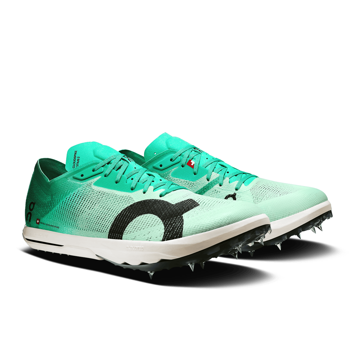 On Cloudspike Citius 2 Mint White