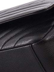 CC Flap Bag Diagonal Quilted Goatskin Medium shoulder bag
